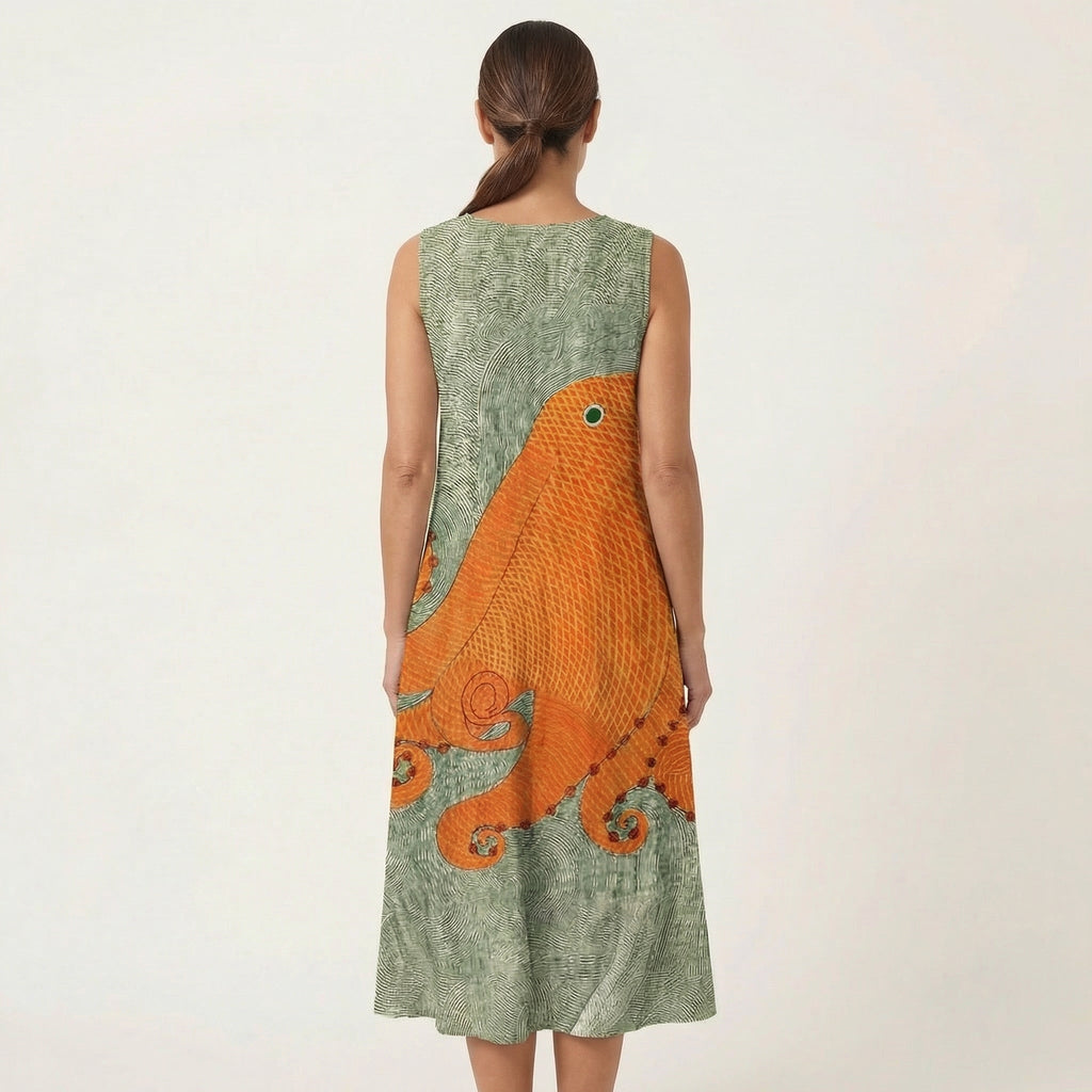 Tess | Sleeveless Midi Dress