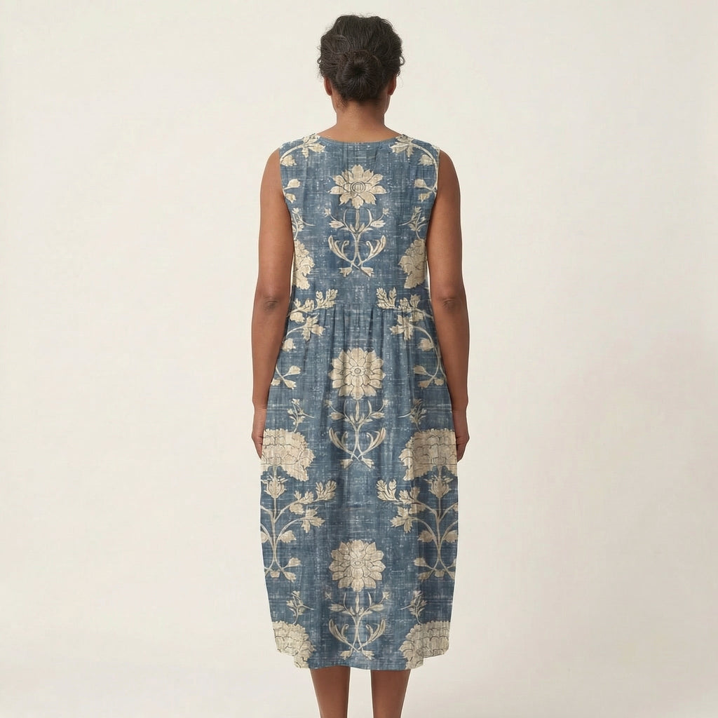 Belle | Sleeveless Midi Dress