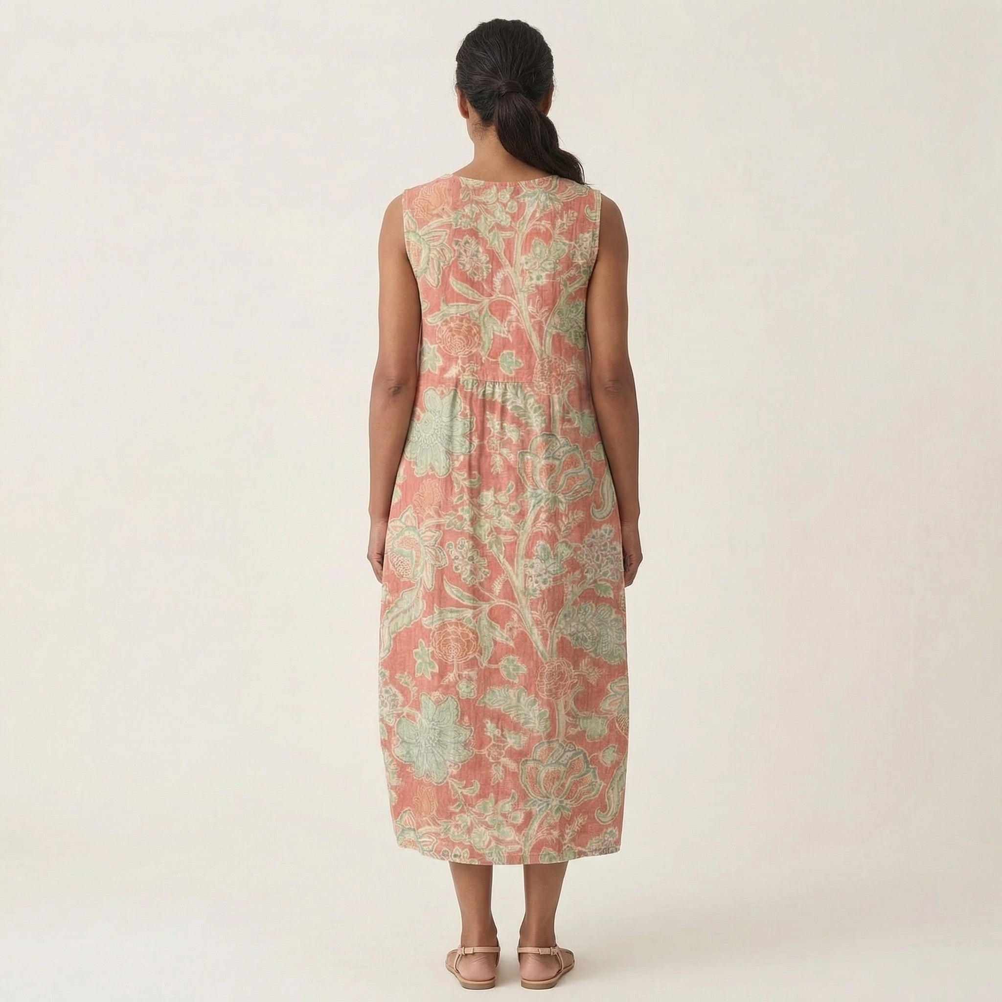 Beth | Sleeveless Midi Dress