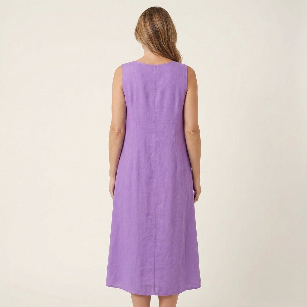 Emma | Sleeveless Midi Dress