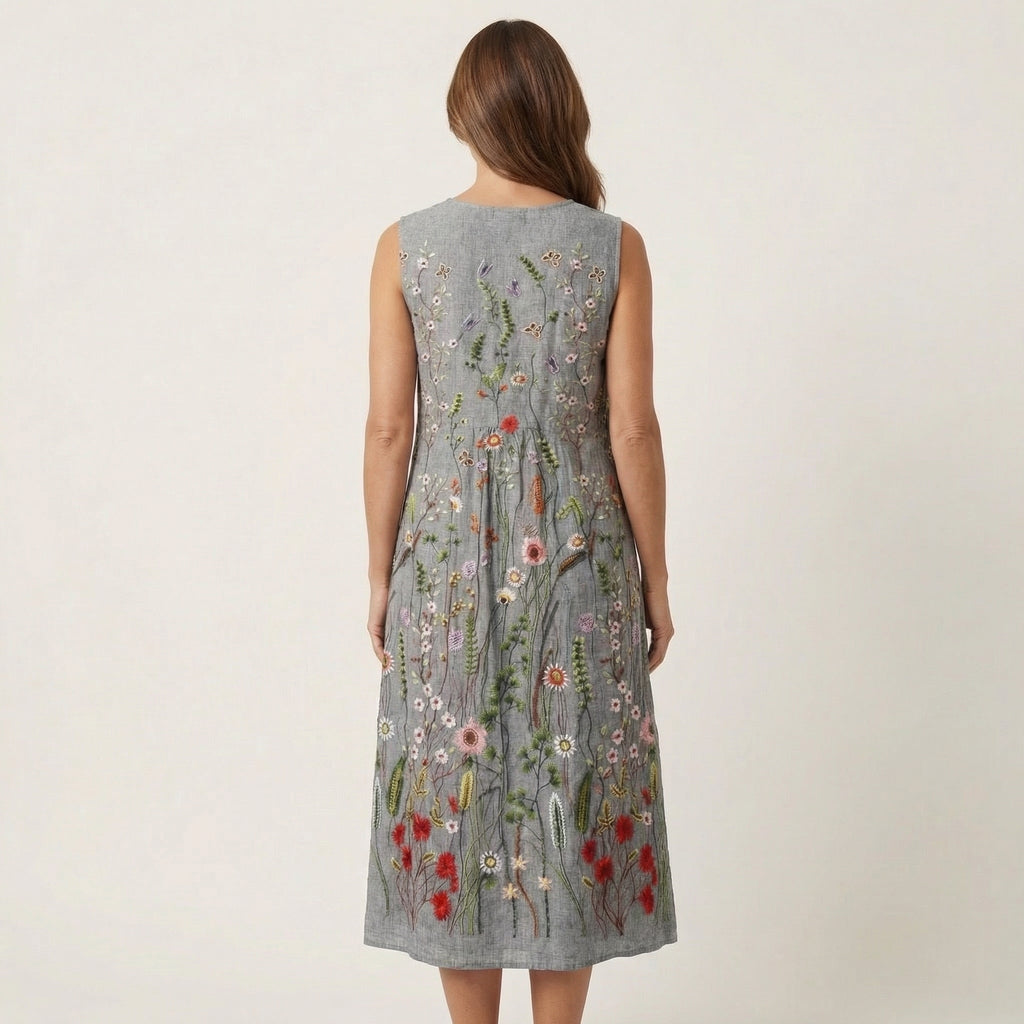 Cara | Sleeveless Midi Dress