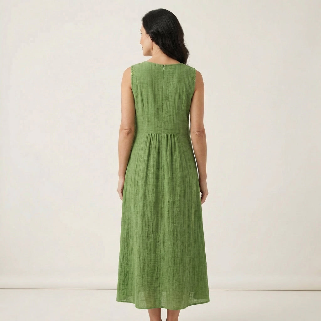 Rosa | Sleeveless Midi Dress