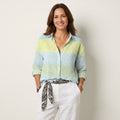 Senga | Color-Block Check Button-Down