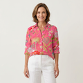 Floriana | Linen-Blend Button-Down