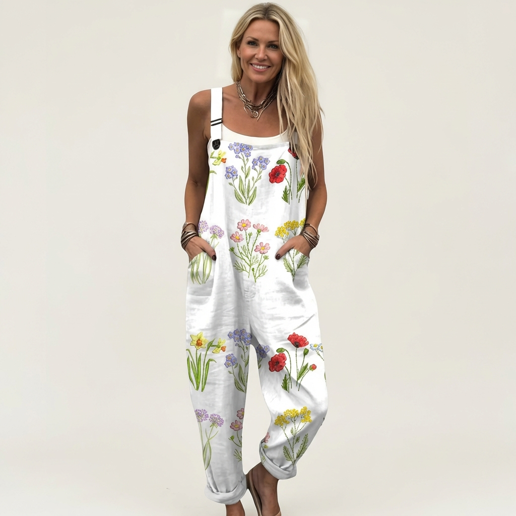Salome | Wide-Leg Jumpsuit With Side Pockets