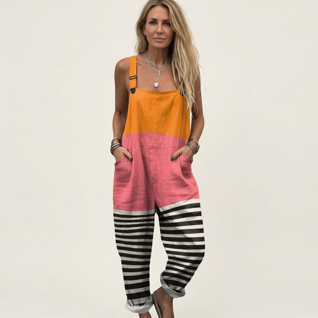 Calantha | Wide-Leg Jumpsuit With Side Pockets