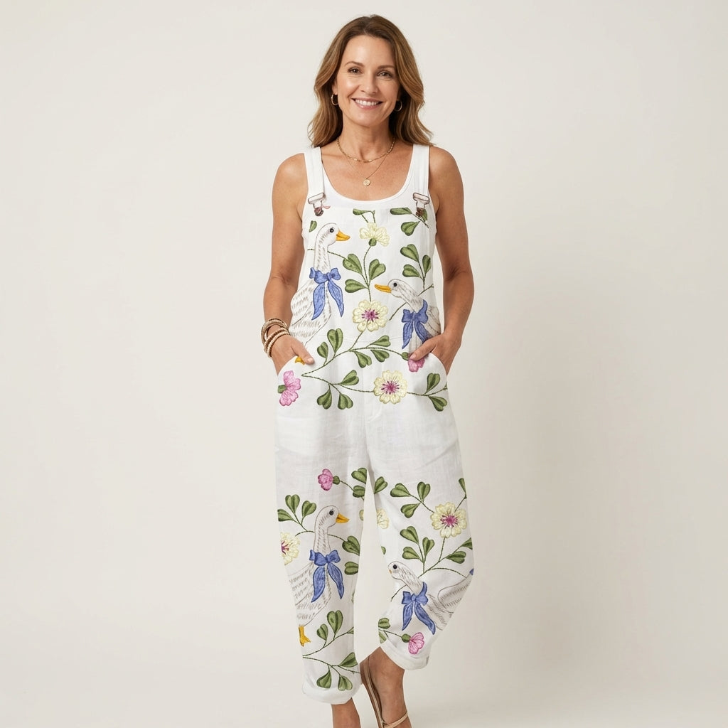 Poppy | Wide-Leg Jumpsuit With Side Pockets