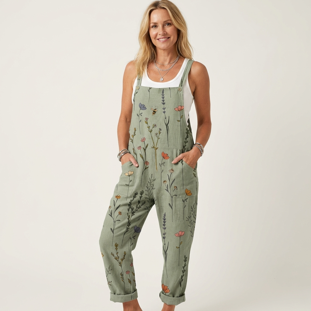 Kaleena | Wide-Leg Jumpsuit With Side Pockets