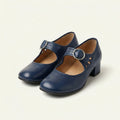 Gwen | Vegan Leather Mary Jane Block Heel