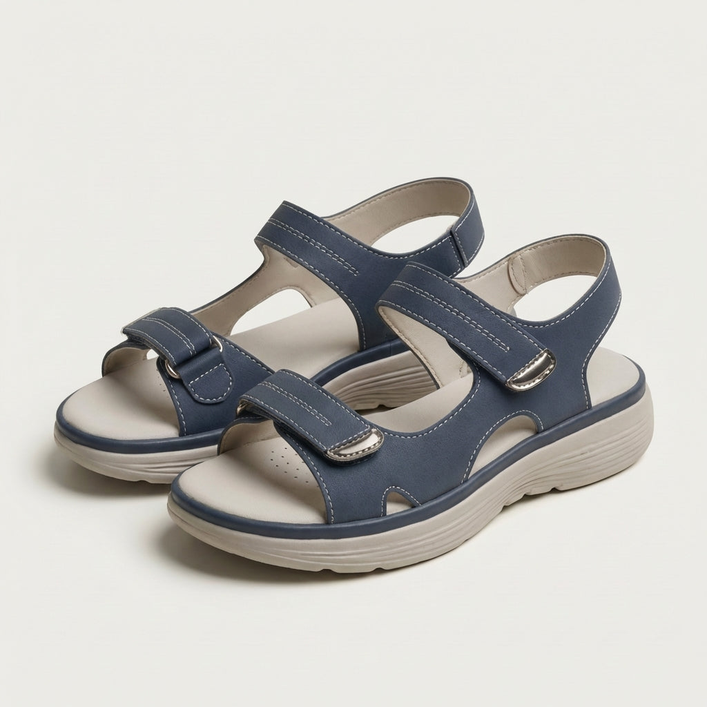 Aleyna | Double-Strap Adjustable Platform Sandal