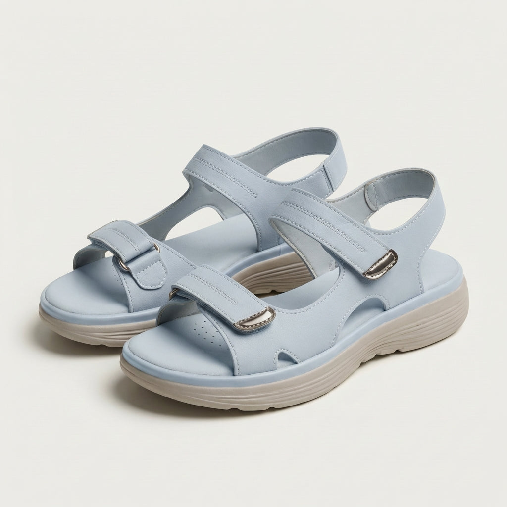 Aleyna | Double-Strap Adjustable Platform Sandal