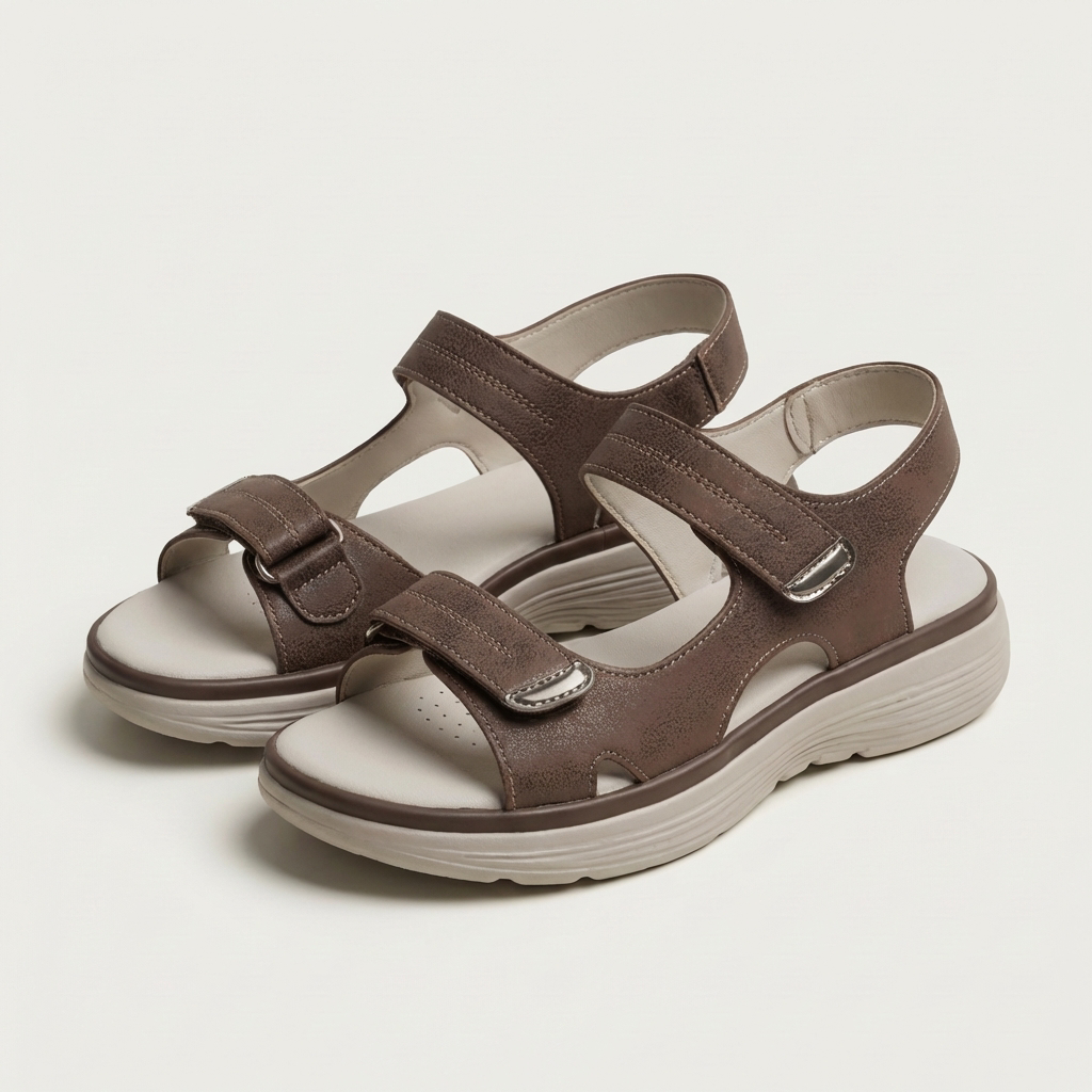 Aleyna | Double-Strap Adjustable Platform Sandal