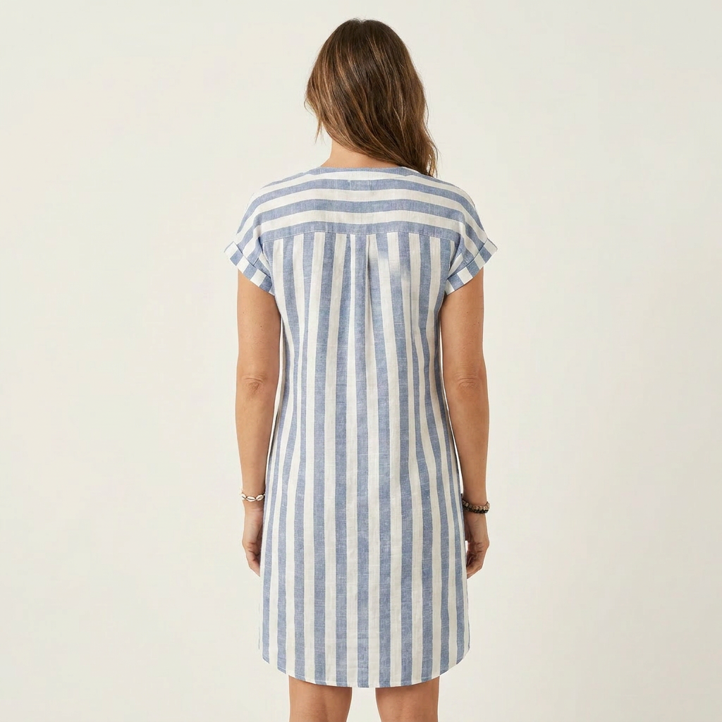Rumila | Linen-Cotton Shirt Dress