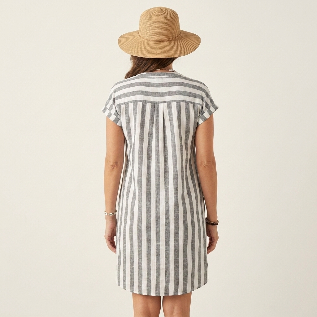 Rumila | Linen-Cotton Shirt Dress