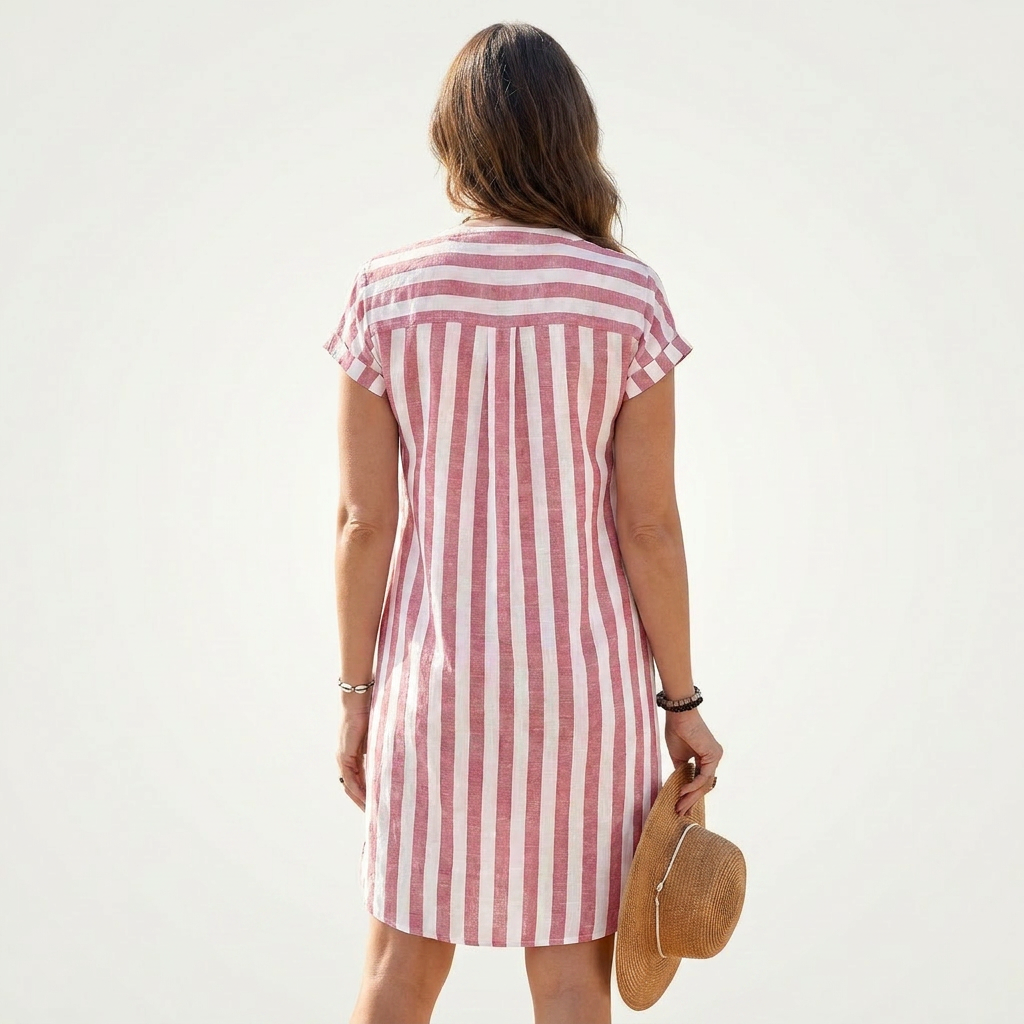 Rumila | Linen-Cotton Shirt Dress