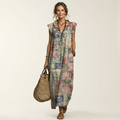Josette | Ruffle V-Neck Maxi Dress 4