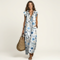 Josette | Ruffle V-Neck Maxi Dress 11