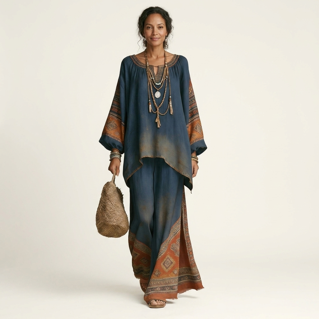 Majolie | Linen-Blend Boho Set 8