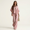 Eriola | Cotton-Blend Gauze Two-Piece Set