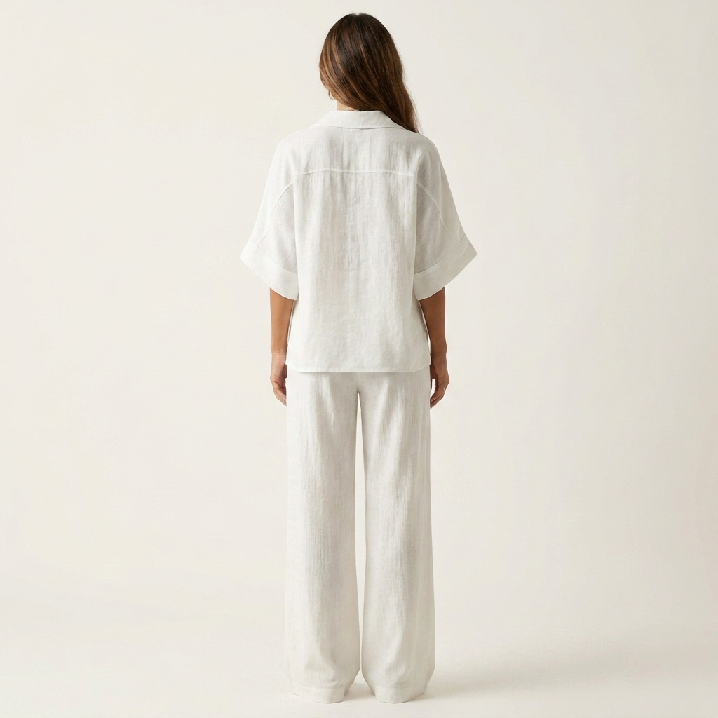 Eriola | Cotton-Blend Gauze Two-Piece Set