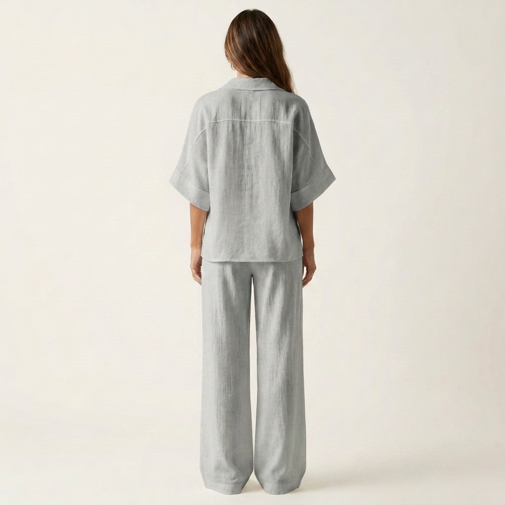 Eriola | Cotton-Blend Gauze Two-Piece Set
