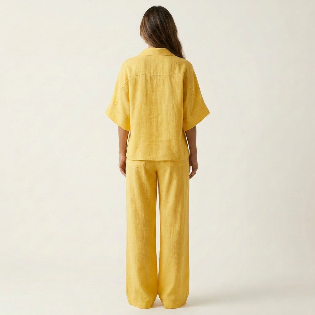 Eriola | Cotton-Blend Gauze Two-Piece Set