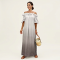 Lyona | Cotton-Blend Off-Shoulder Maxi Dress
