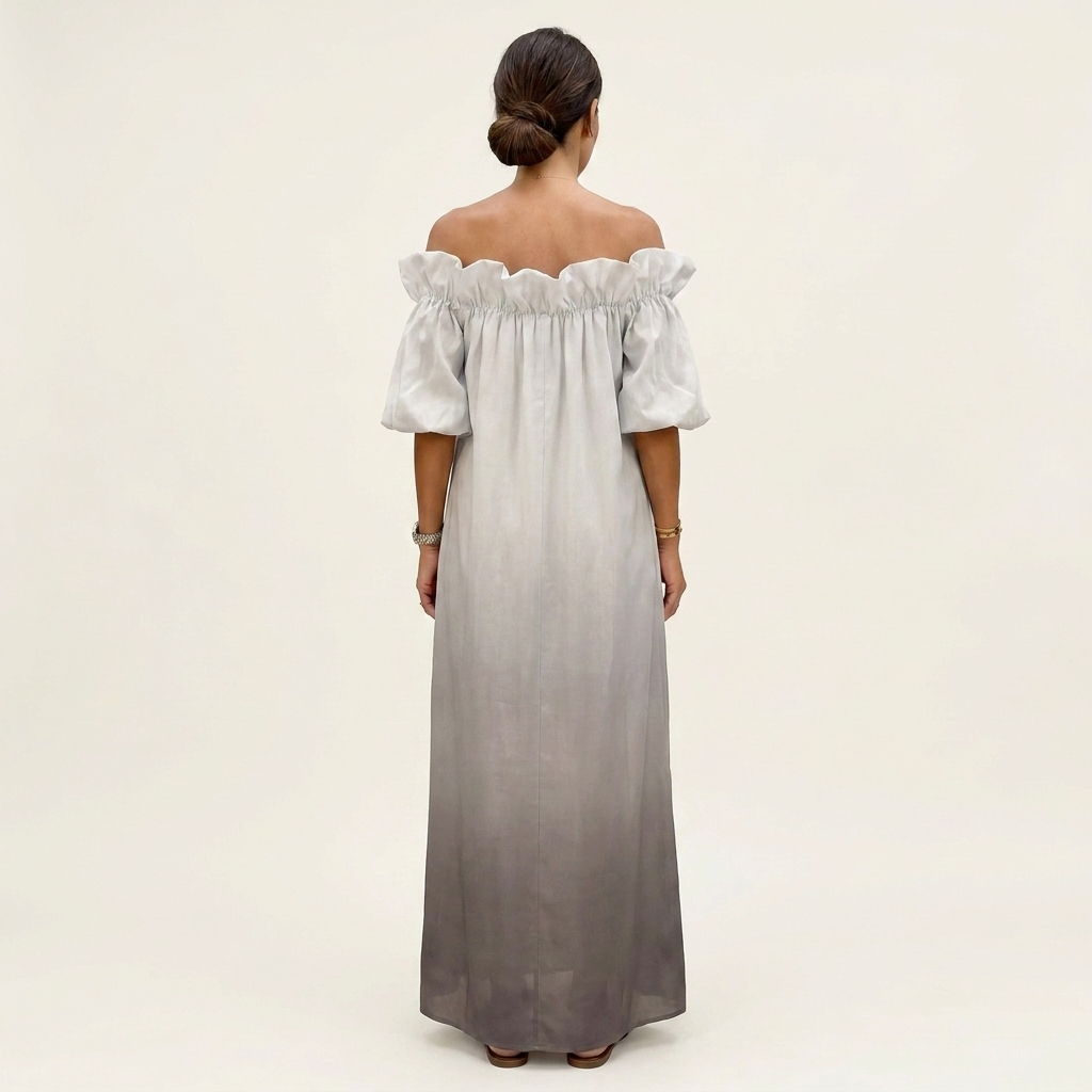 Lyona | Cotton-Blend Off-Shoulder Maxi Dress