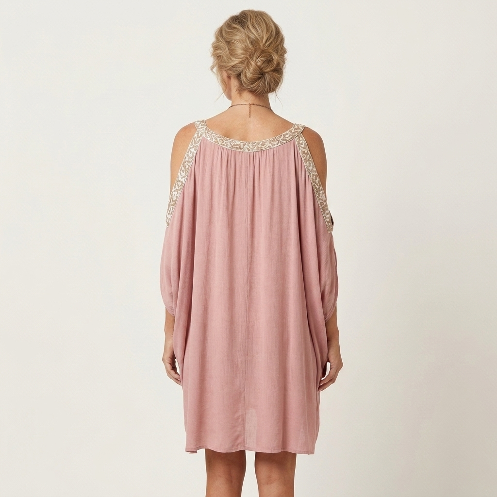 Kenaya | Cotton-Blend Tunic Dress