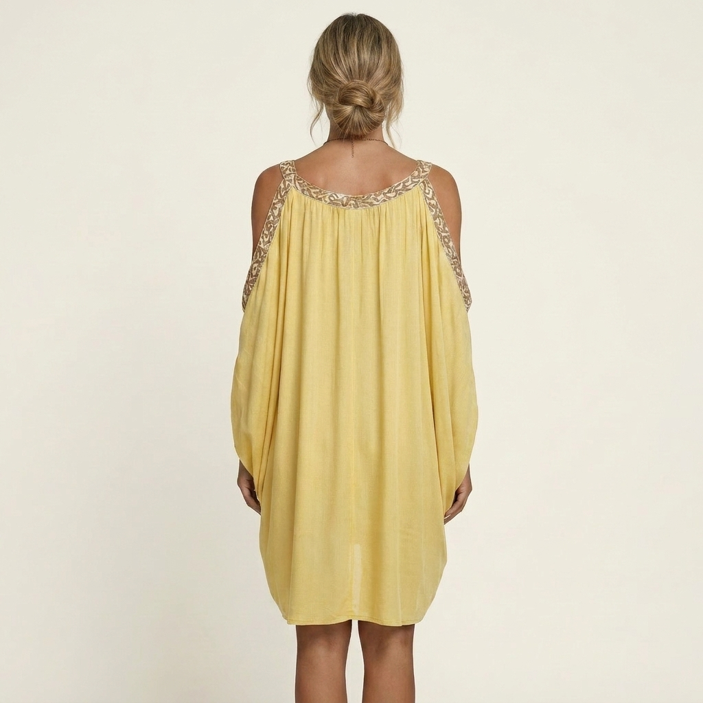 Kenaya | Cotton-Blend Tunic Dress