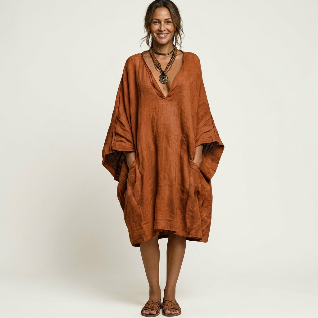 Cassienne | Oversized Knee-Length Dress