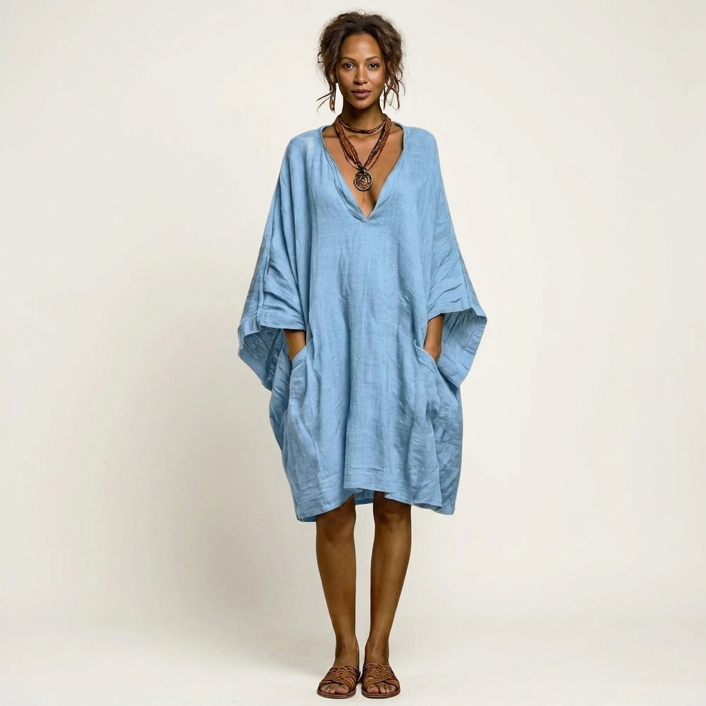 Cassienne | Oversized Knee-Length Dress