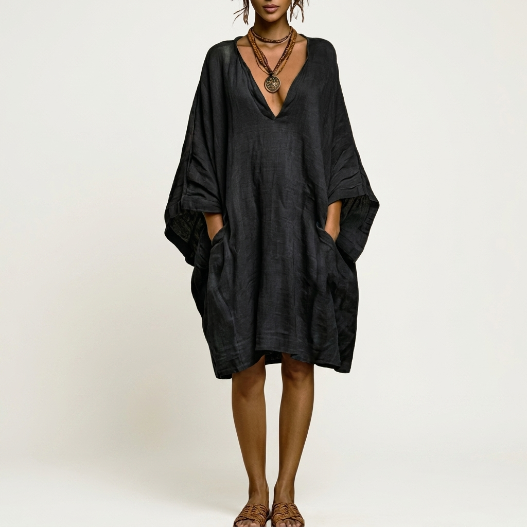 Cassienne | Oversized Knee-Length Dress