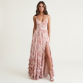 Violetta | Chiffon Floral Maxi Dress