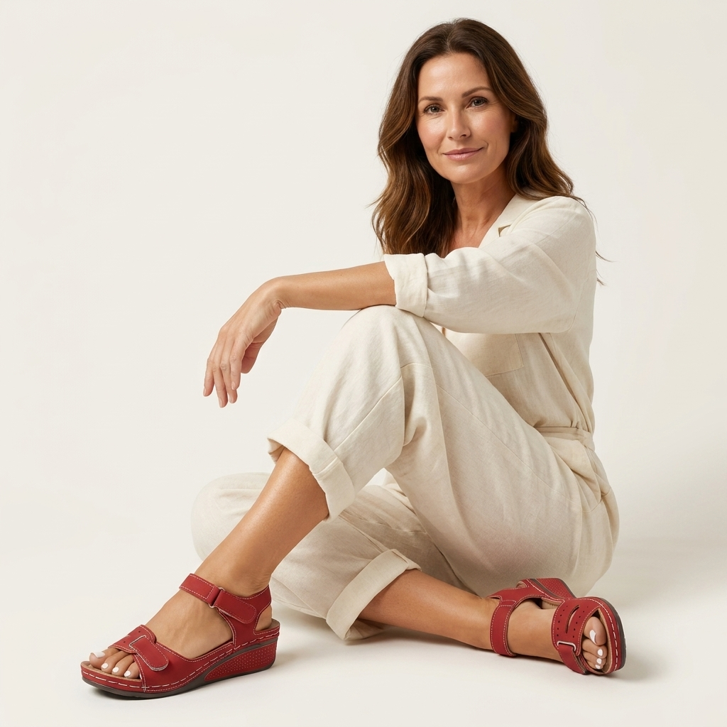 Lia | Orthopedic Comfort Sandal With Adjustable Straps