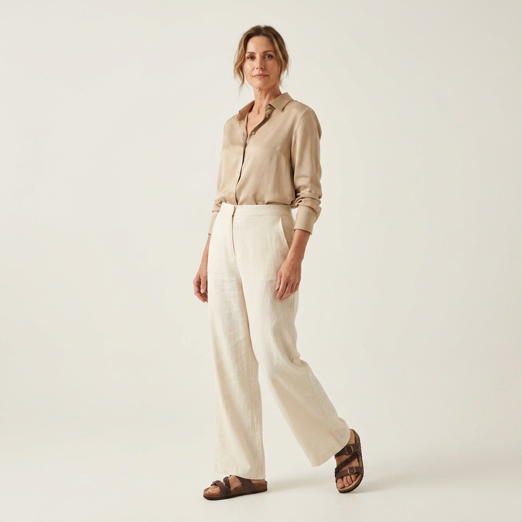 Lucia | Cork Footbed Slide Sandal With Braided Strap