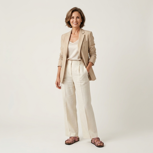 Amira | Multi-Braid Toe-Loop Cork Sandal