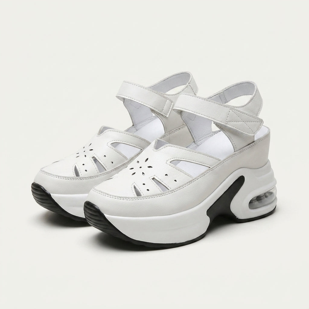 Mimi | Orthopedic Platform Sandal With Cutout Upper