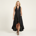 Gabby | Sleeveless High-Low Ruffle Dress
