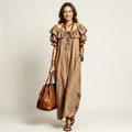 Monique | Ruffle Off-Shoulder Maxi Dress