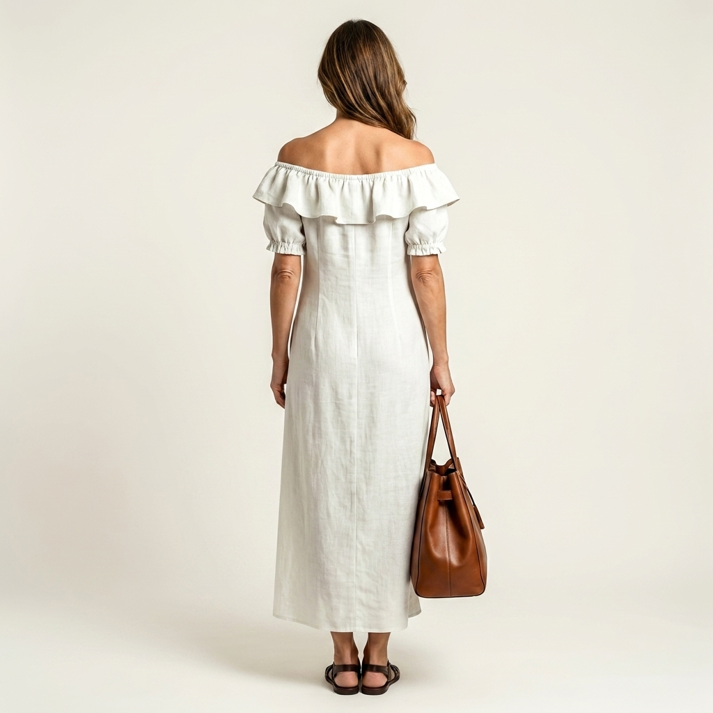 Monique | Ruffle Off-Shoulder Maxi Dress