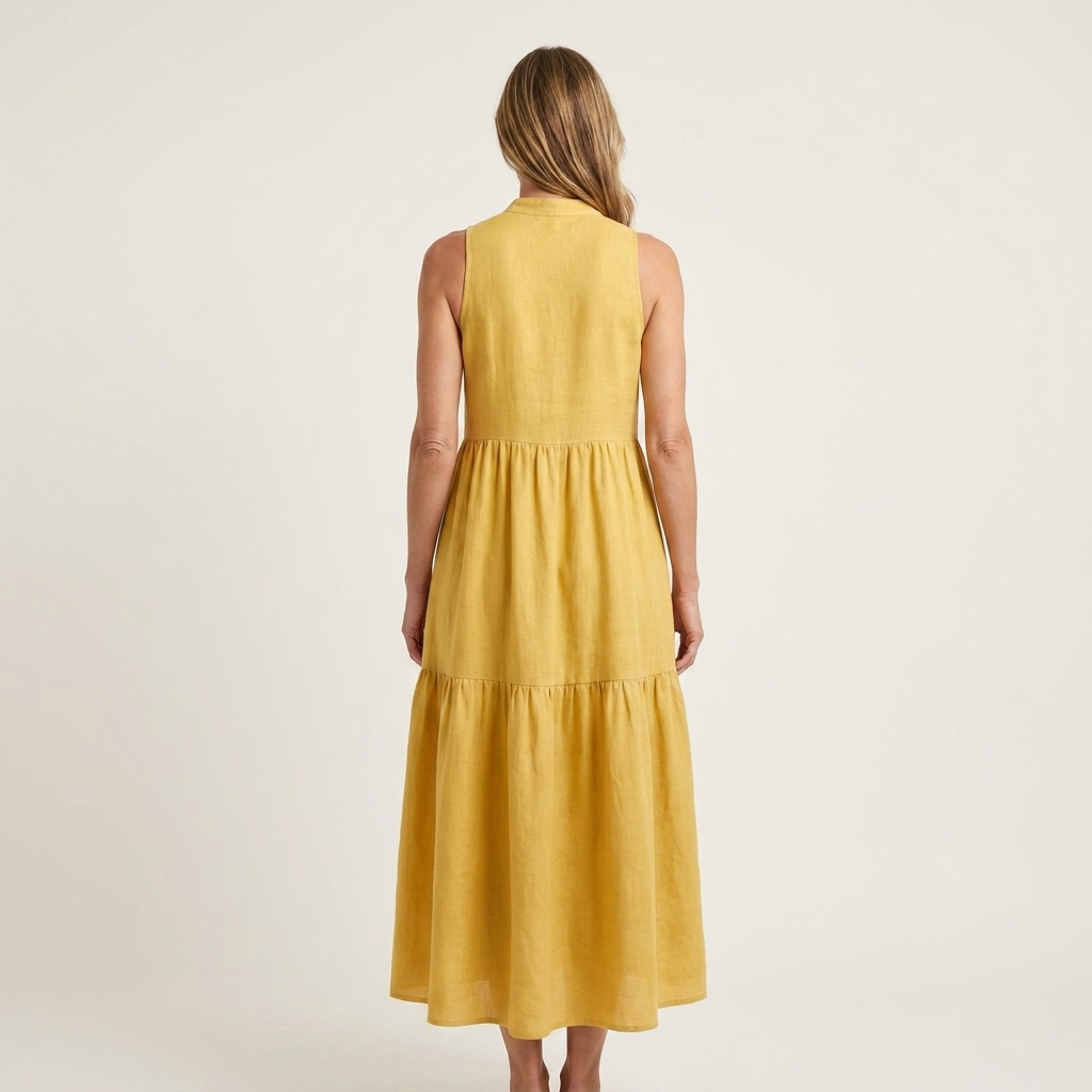 Mariella | Halter Neck Tiered Maxi Dress