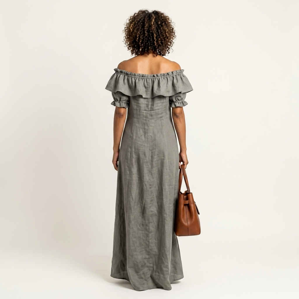 Monique | Ruffle Off-Shoulder Maxi Dress