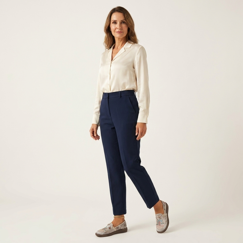Celly | Embroidered Pearl-Trim Slip-On Loafer