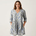 Jeanne | Long Blouse with V-Neck