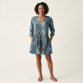 Elise | Long Blouse with V-Neck