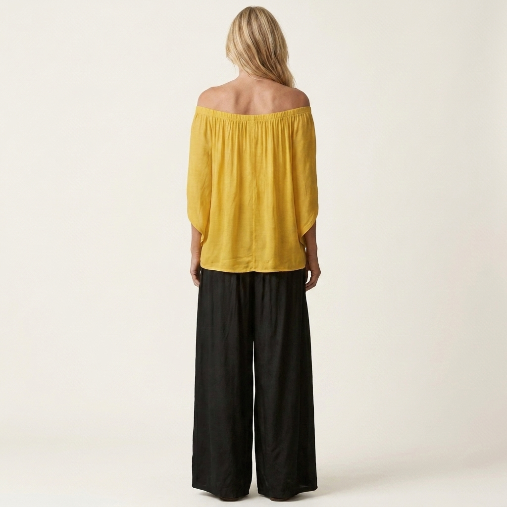 Gianna | Off-Shoulder Top & Harem Pants Two-Piece Set