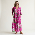 Alexandra | V-Neck Long Sleeve Maxi Dress With Pockets 9