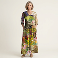 Alexandra | V-Neck Long Sleeve Maxi Dress With Pockets 11