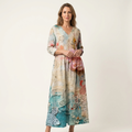 Alexandra | V-Neck Long Sleeve Maxi Dress With Pockets 16